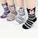 Soft & Warm Fleece Socks (3 pairs) Plush Slipper Sock Winter Fluffy Microfiber