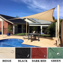 4 Colours 5*5*5m Sand Triangle Sun Shade Sail UV Block for Outdoor Patio Garden