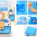 3 Tiers Gorgeous Hamster Mouse Cage pet toy Storey Fantasia Cage Castle - Pink