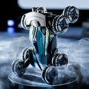 8 Wheels RC Stunt 2.4GHz Drift Car Spray & Light 360° Flips Rotating Swivel Arm