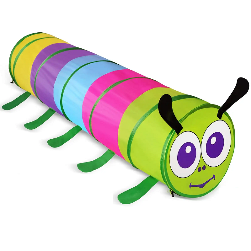 180CM Simple Pop-Up Play Tunnel Tube Toy Caterpillar