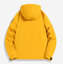 Thickened Lined Heated Jacket Waterproof Yellow