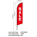 ‘SALE’ 3.4M Commercial Feather Banner Flag ONLY