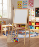 Double-Sided Magnetic Art Easel Dry Easel