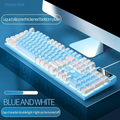 Full-Size Gaming Keyboard with Backlight USB Wired Office Keyboard