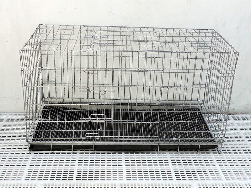 Width 130CM Durable Collapsible Metal Pet Cage