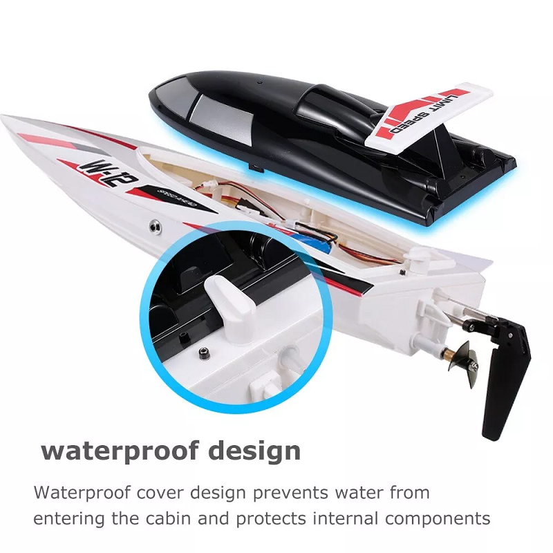 35KM/H High Speed RC Racing Boat Capsize Protection 2.4G Remote Control Toy Boat