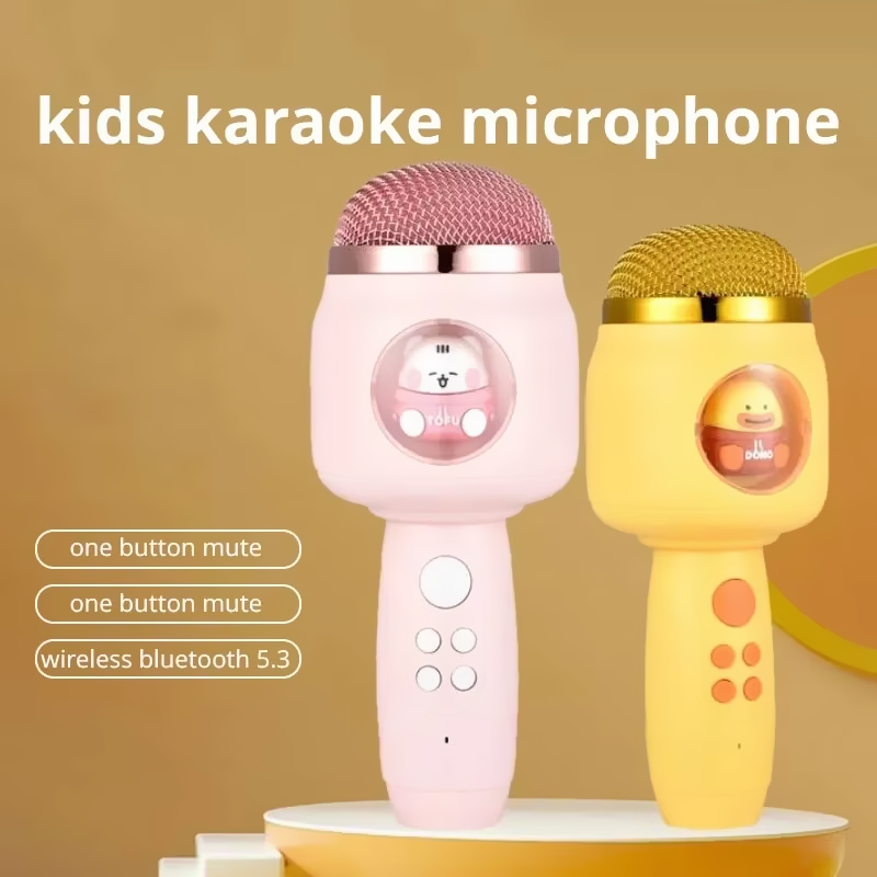 Microphone Wireless Bluetooth Singing Rechargeable Karaoke