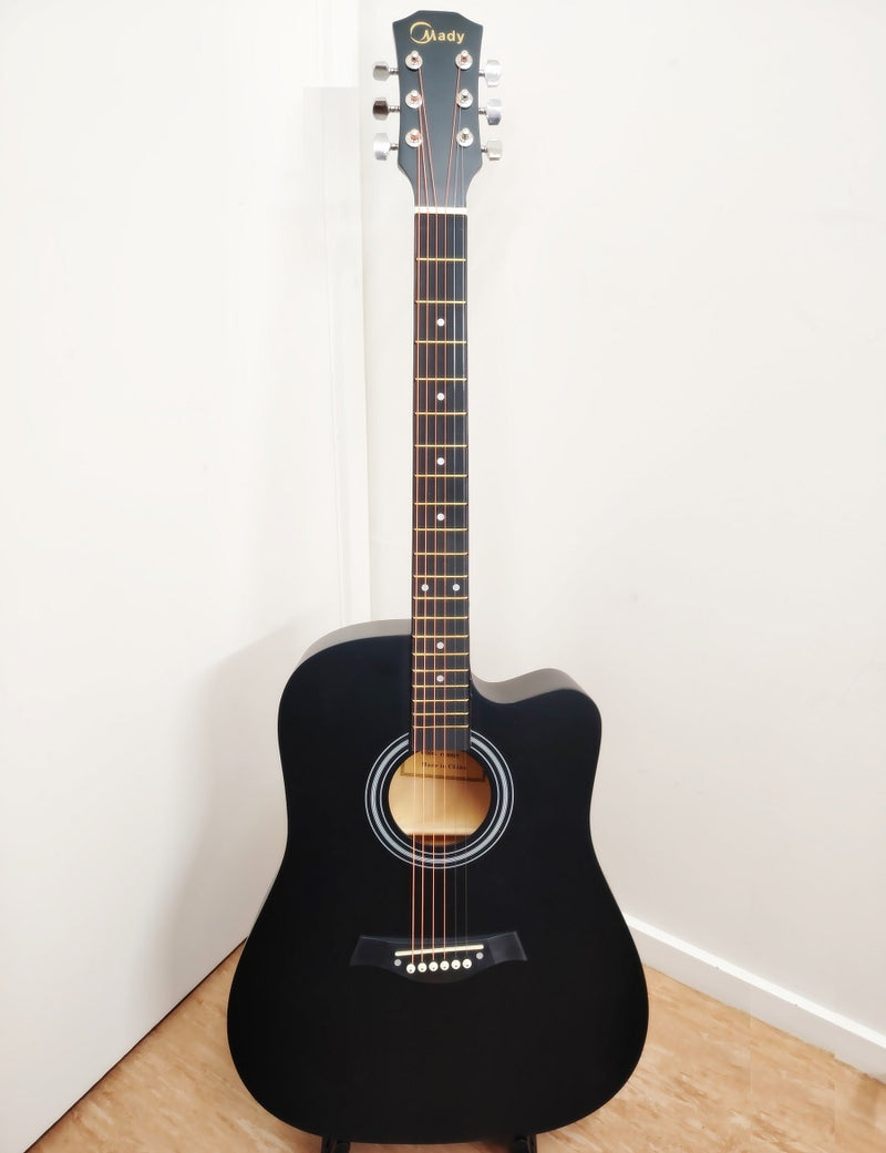 41" Wooden Acoustic Guitar - Black