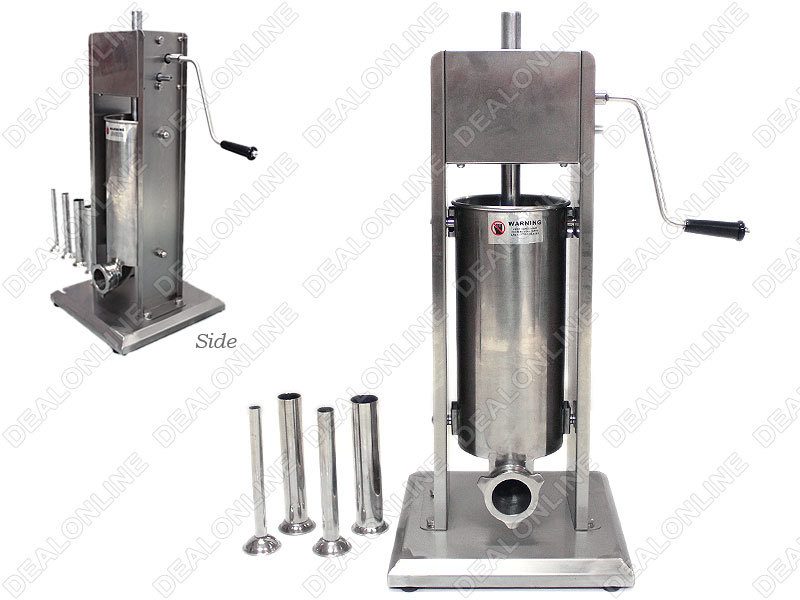 7L Sausage Stuffer Stainless Steel Sausage Maker Machine