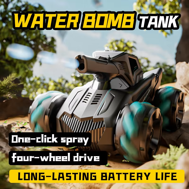 RC Car 4WD 2.4G Wireless Gesture Sensing RC Tank Water Bomb Spray Stunt