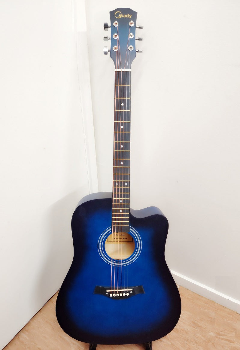 41" Wooden Acoustic Guitar - Blue