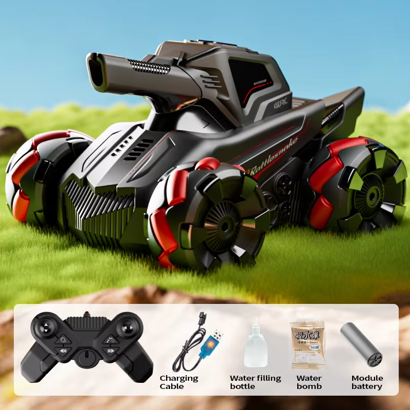 RC Car 4WD 2.4G Wireless Gesture Sensing RC Tank Water Bomb Spray Stunt