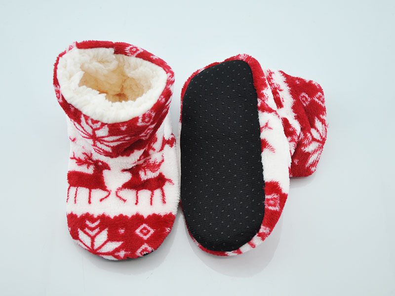 WHOLESALE - 12 Pairs Kids Flush Warm Foot lets / Floor Socks size 20 ~ 23