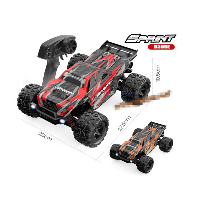 40km/h High-Speed 1:18 Full Scale 2.4G 4WD Half-Truck  Remote Control Racing