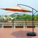 3m Outdoor Patio Umbrella Thickened PU Coated Umbrella Large Rain and Sun