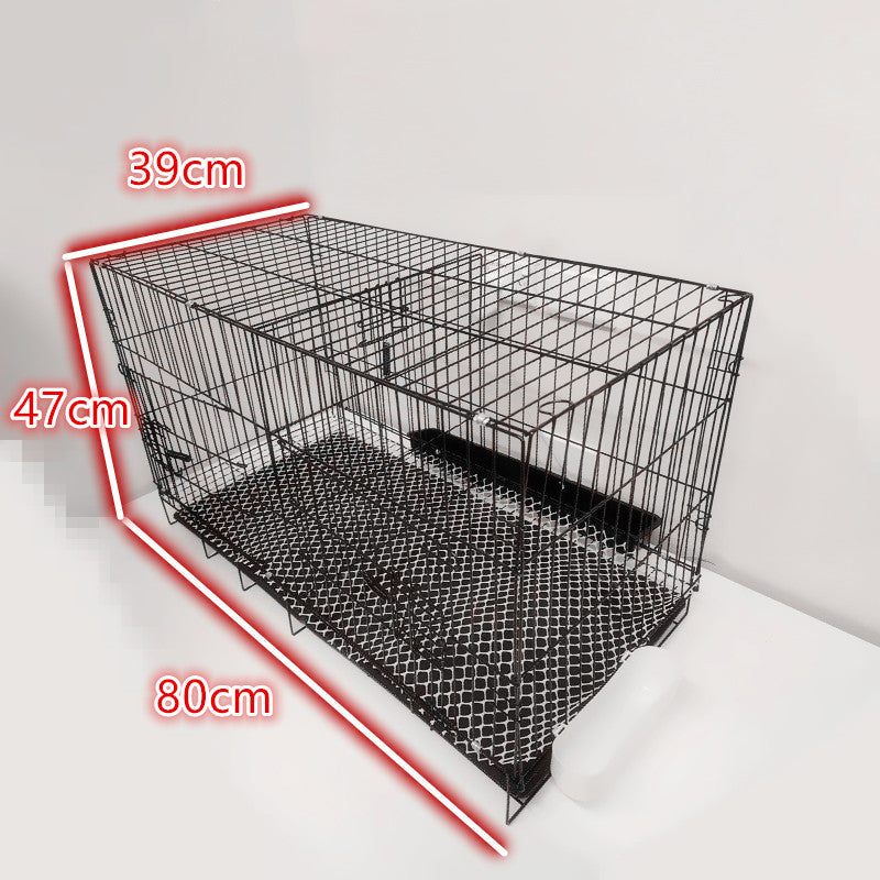 Chicken Coop 80CM Durable Collapsible Metal Cage