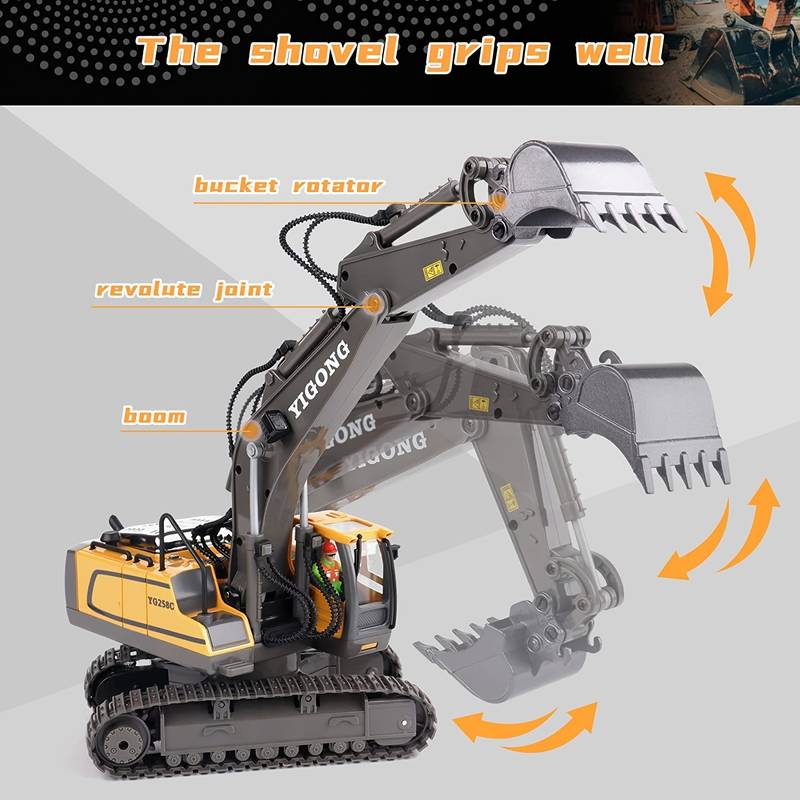 Remote Control Engineering Vehicles Series - Excavator Rump Truck Bulldozer All