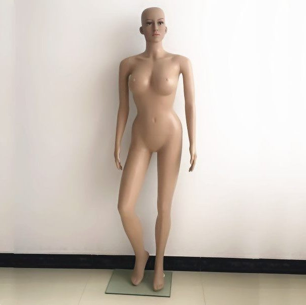 Plus Size 180CM Realistic Female Mannequin Metal Stand Base Makeup Detachable Body Parts
