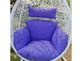 Cushion Pad Seat Set High Quality For Hanging Basket Chair - Purple