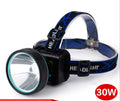 Headlamps Headlight Rechargeable 30W 500meter 15hours White Light