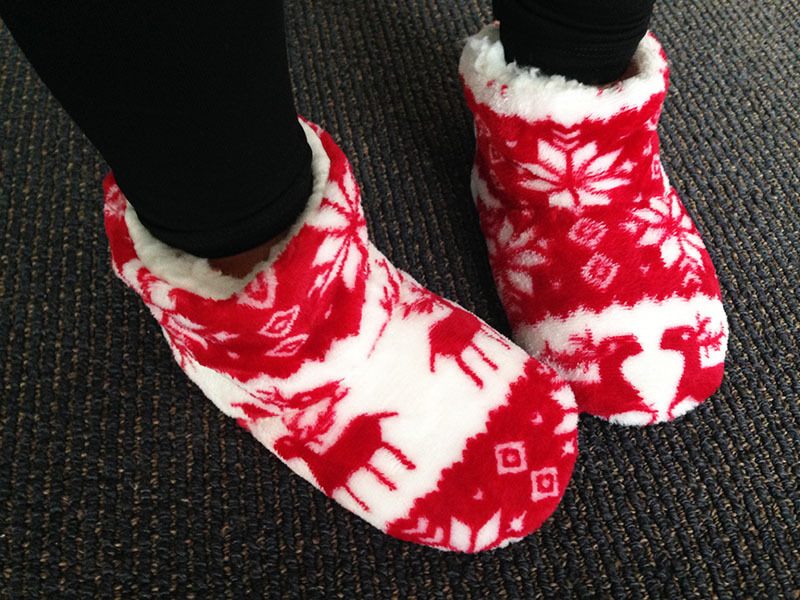(3 Pairs) Kids Plush Warm Foot lets / Floor Socks size 20 ~ 23