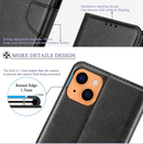 iPhone 15 Pro Wallet Case – Slim Leather Flip Cover with Card Holde