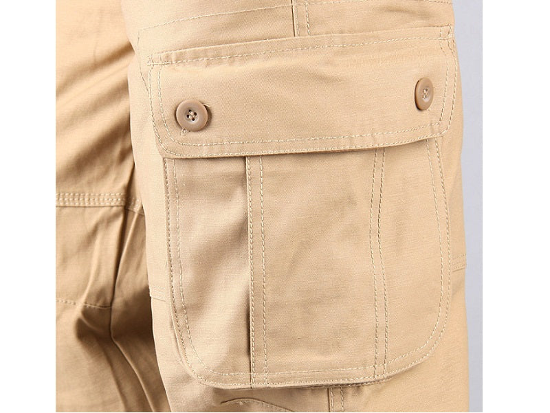 Cargo Pants Outdoor Solid Color Trousers Hiking Work Pants