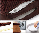 60 x 45cm Pet Sofa Bed with L-Shaped Cushioned Support