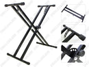 Foldable Double-X Shaped Keyboard Stand