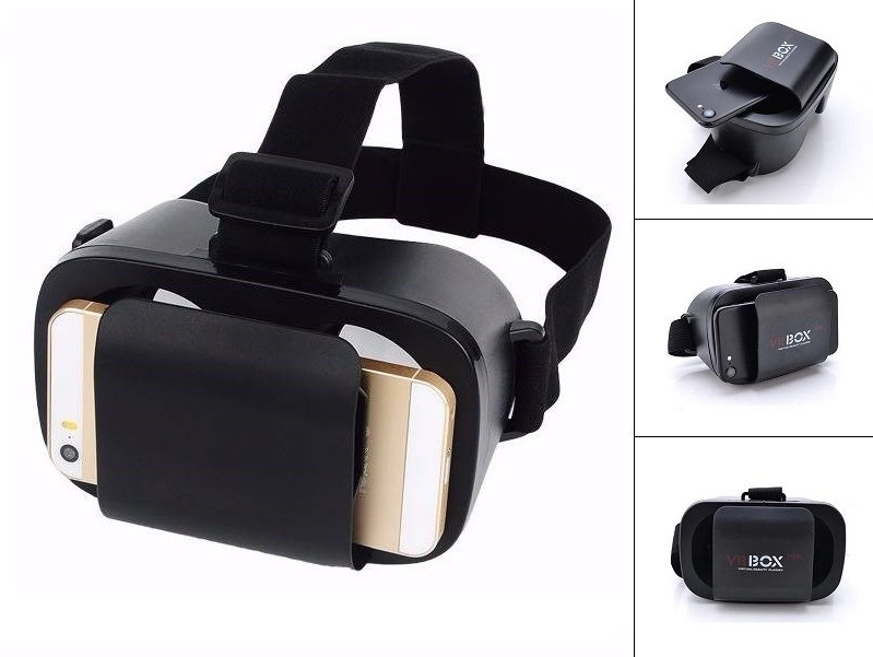 3D VR Virtual Reality Headset 3D Glasses VR BOX for 4.7"-6.1" Cellphones MINI