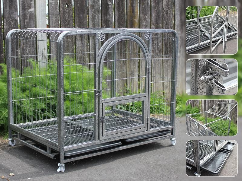 110CM XL Metal Pet Cage with Wheels