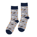 Save the Purple Dog Bamboo Socks