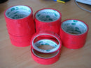 Red tapes for bag neck sealer, 12mm width, 24 rolls pack from dealonlinenz, suitable for sealing and packaging.