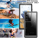 Redpepper Waterproof Case for Samsung S23 Ultra | Full Protection