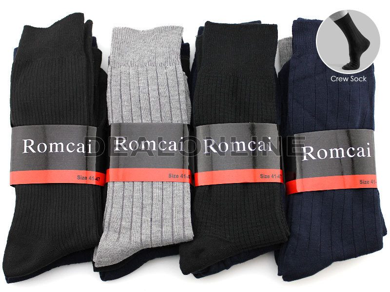 Business Socks Crew Socks (12 Pairs) Crew/Dress Socks