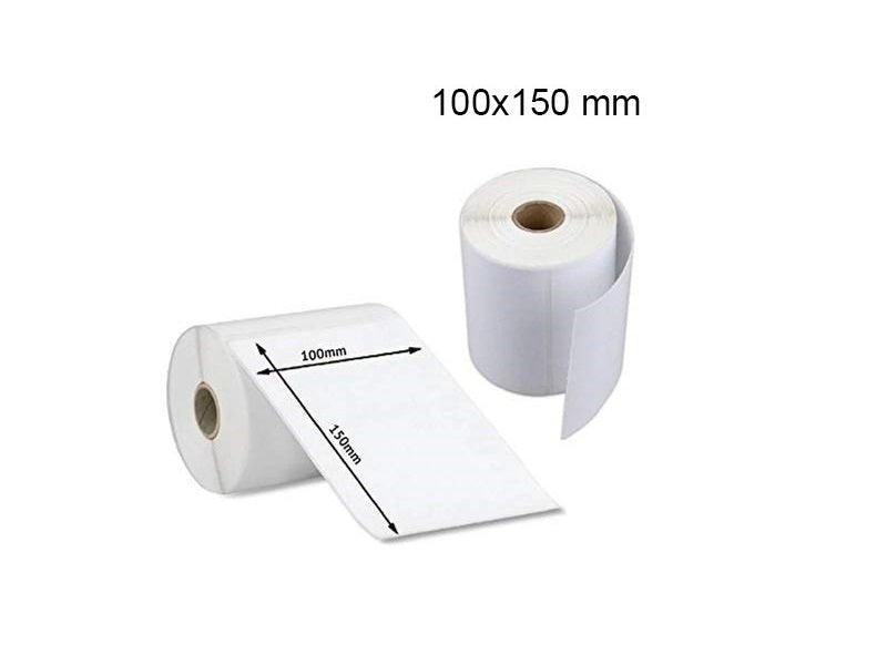 1 Rolls Premium 100x150mm Direct-thermal labels 350pcs/roll Self Adhesive Labels