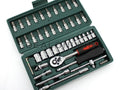 46-Piece Screwdriver Drive Socket & Bit Combination Auto Repairing & Household