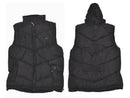 Fleece Lining Vest/Sleeveless Hooded Jacket - 4XL