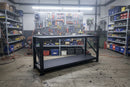 BLACK - Heavy Duty Shelves / Workbench - 90X200X60CM