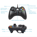 Dual Vibration Wired Controller for Xbox 360 & PC – Gamepad