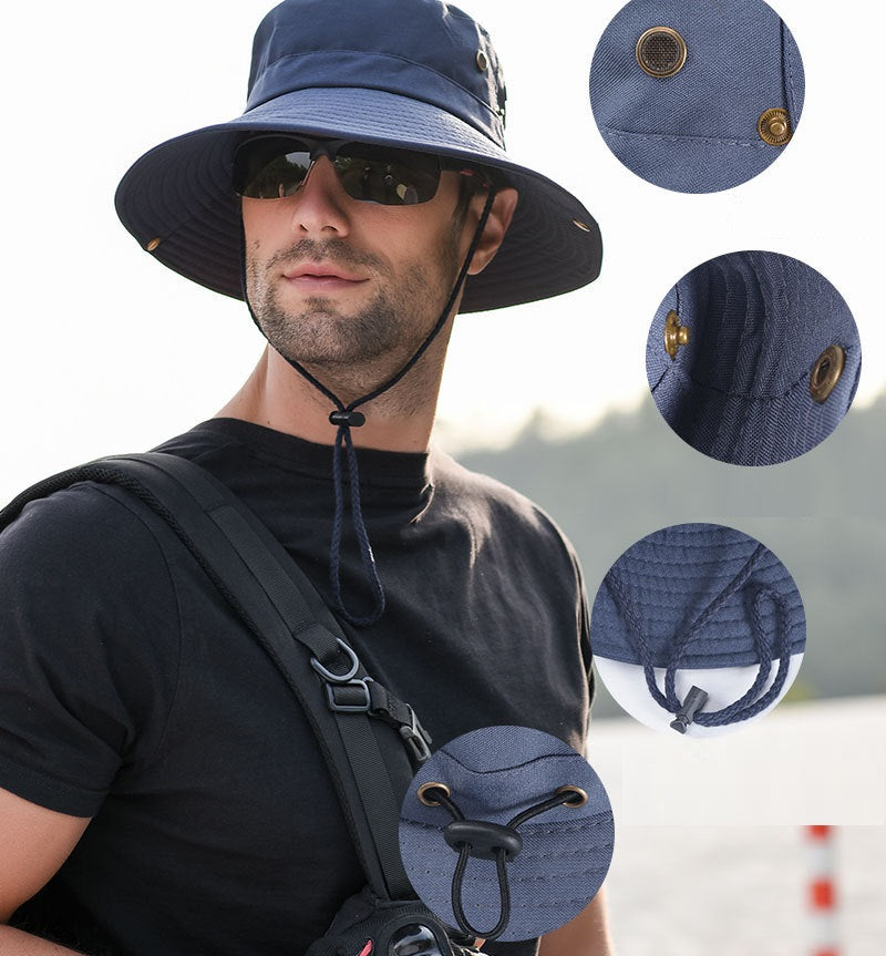 Sun Hat Bucket Outdoor Fishing Hiking Cap UV Protection