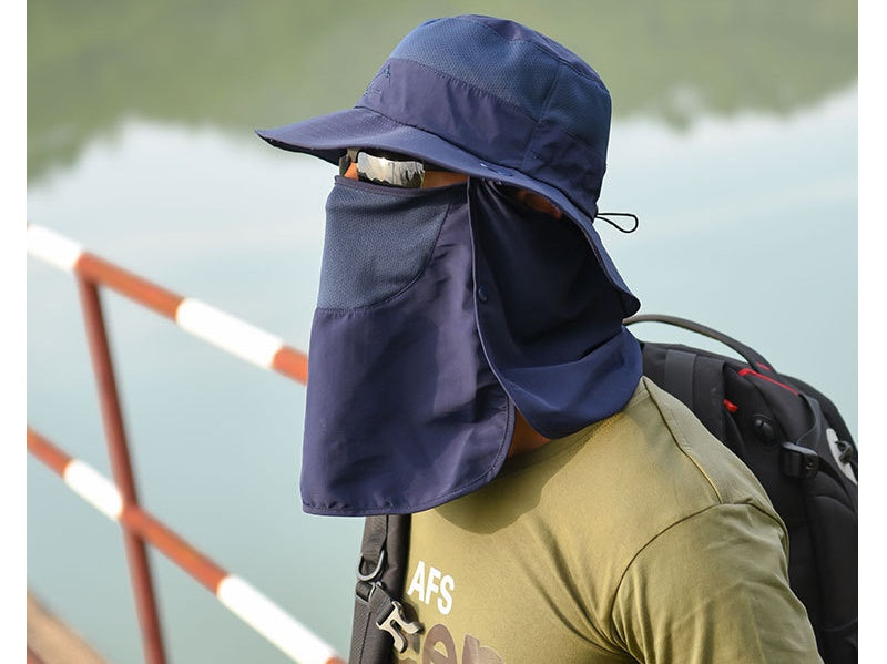 Sun HatS Wide Brim Bucket Outdoor Fishing Hiking Cap UV Protection
