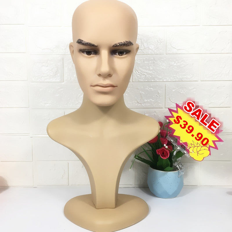 Adjustable Male Mannequin Head (TALL)
