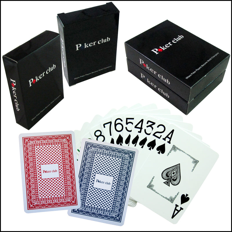 2 Packs * TEXAS HOLD'EM POKER Quanlity Waterproof Plastic Playing Cards