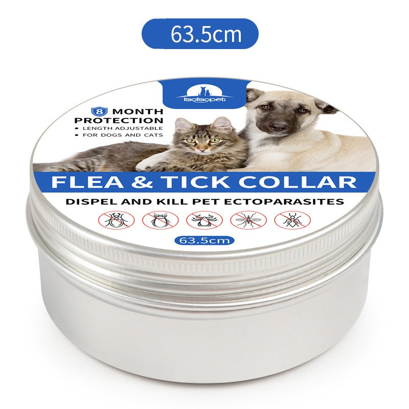 Flea and Tick Collar for Dogs, 8-month Flea and Tick Collar for Dog 63.5cm