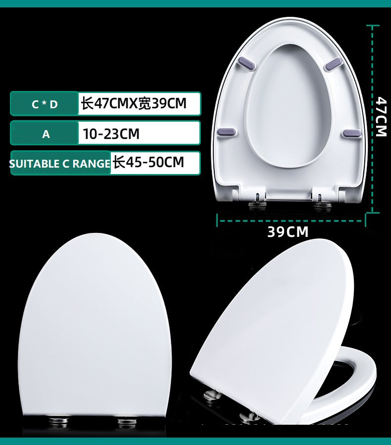 Duroplast Toilet Seat U/V/O SHAPE Soft Close