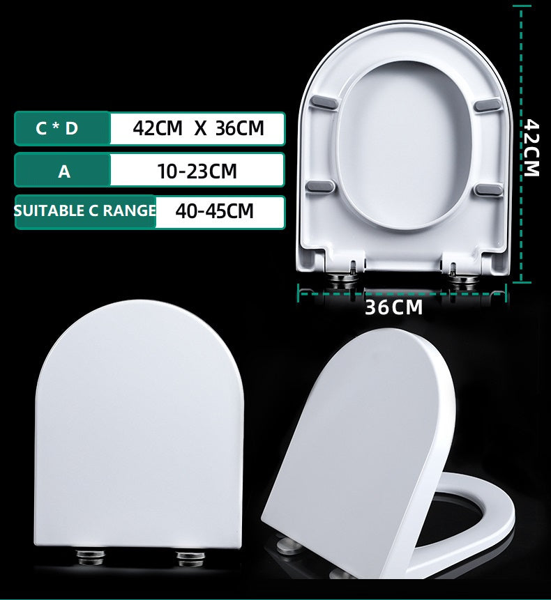 Duroplast Toilet Seat U/V/O SHAPE Soft Close
