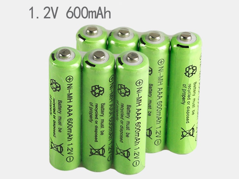 12Pcs 1.2V AAA Rechargeable Battery 600mAh Rechargeable Ni-MH Batteries
