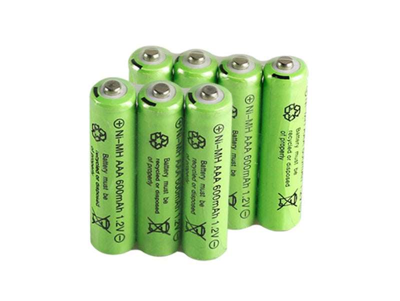 12Pcs 1.2V AAA Rechargeable Battery 600mAh Rechargeable Ni-MH Batteries